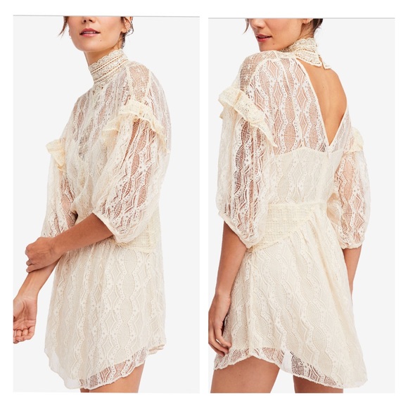 Free People Dresses & Skirts - Romantic Victorian Vintage Lace  Dress